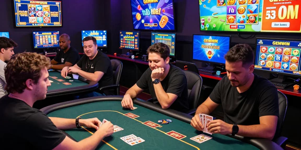 Exciting gaming atmosphere at https://gemwin.pics/ with players immersed in online casino games reflecting the vibrant entertainment experience.