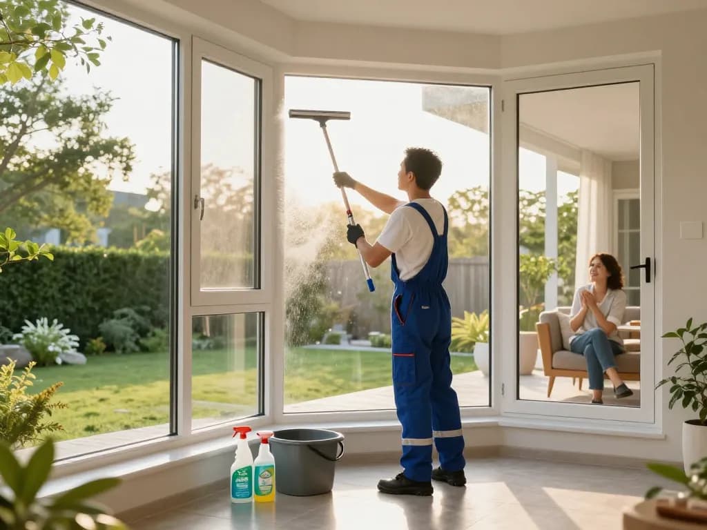 Erleben Sie professionelles Fenster reinigen lassen in Münster für makellose Fenster mit klarem Blick.