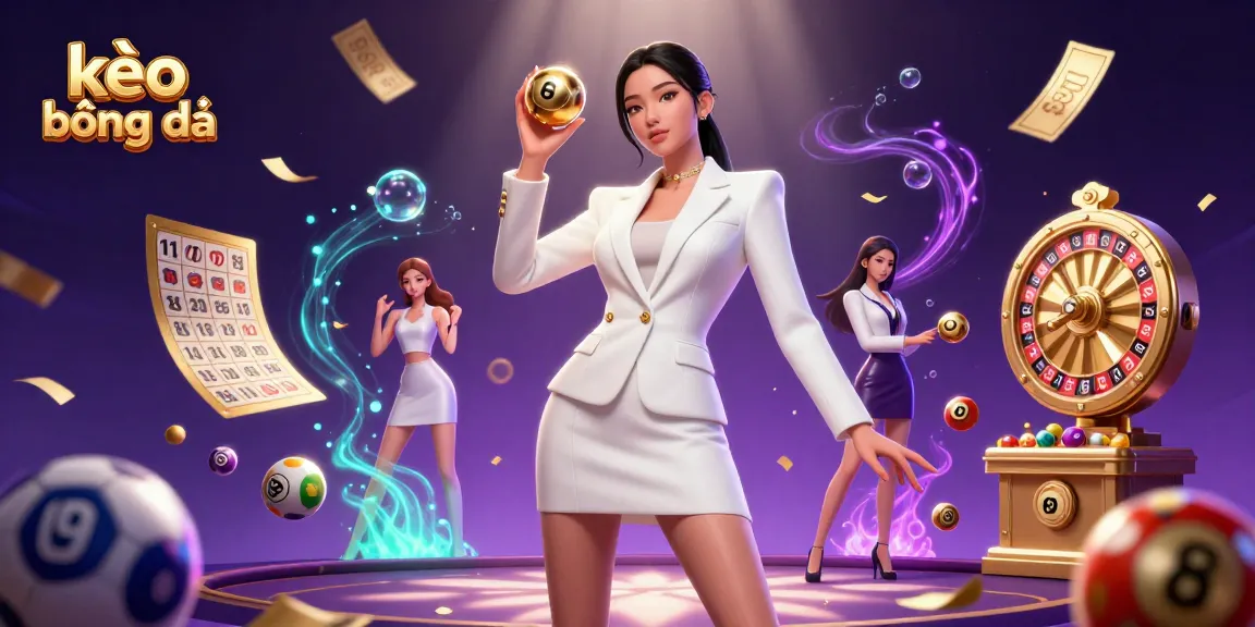 Spin to win with kèo bóng đá in a vibrant casino scene featuring a confident woman and dynamic gaming elements.
