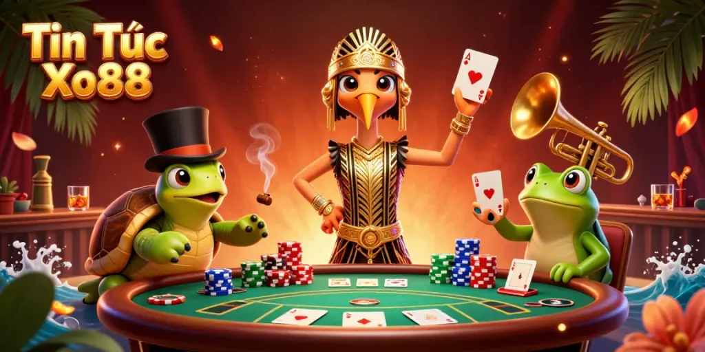 Join the excitement of Tin Tức Xo88 with poker action and vibrant casino elements.