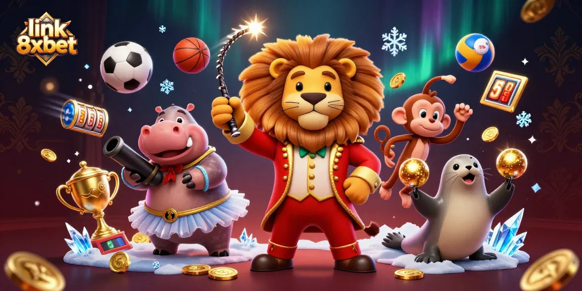 Experience thrilling action and fun at link 8xbet with vibrant casino characters and exciting betting elements.