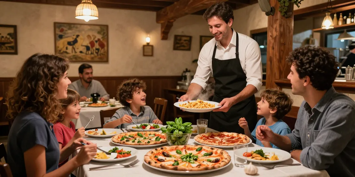 Delicious family dining experience at Pizzeria Madera featuring pg soft Italian pizzas and fresh ingredients.